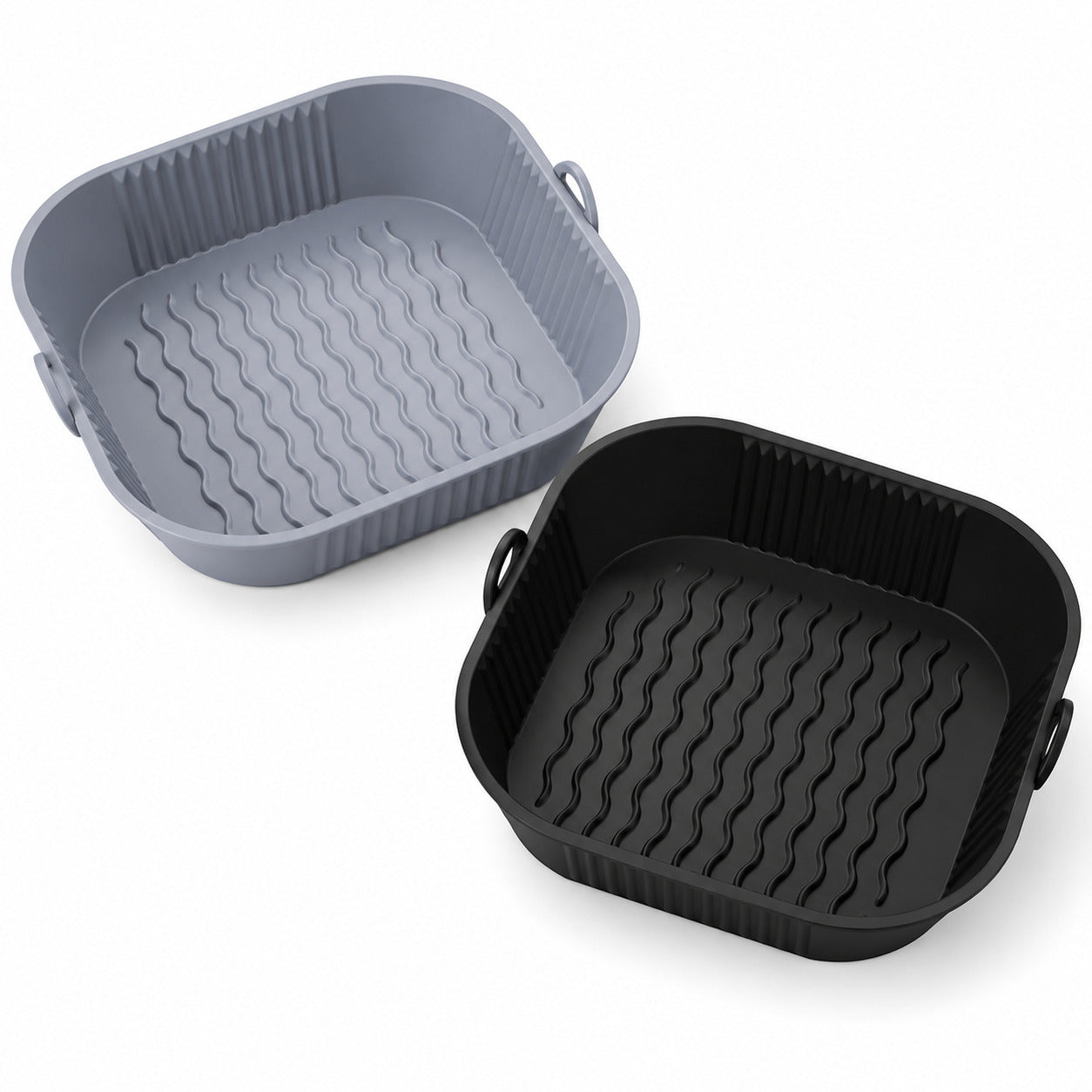 Silikoneinsätze für Airfryer & Heißluftfritteuse im 2er Set