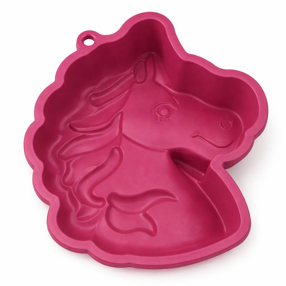 Pferd Backform aus Silikon für Motivkuchen & Pferdefans