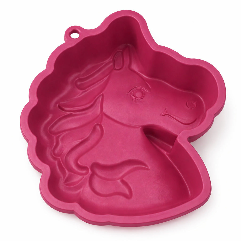 Pferd Backform aus Silikon für Motivkuchen & Pferdefans