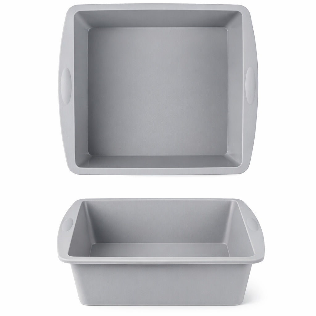 Brownie Backform im 2er Set aus Silikon für saftige Brownies, perfekt geformt