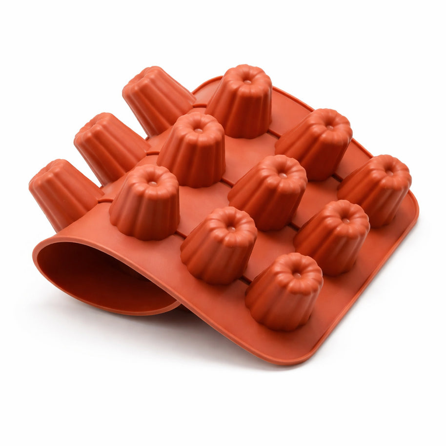 Cannelés-Form aus Silikon für kleine Gebäcke