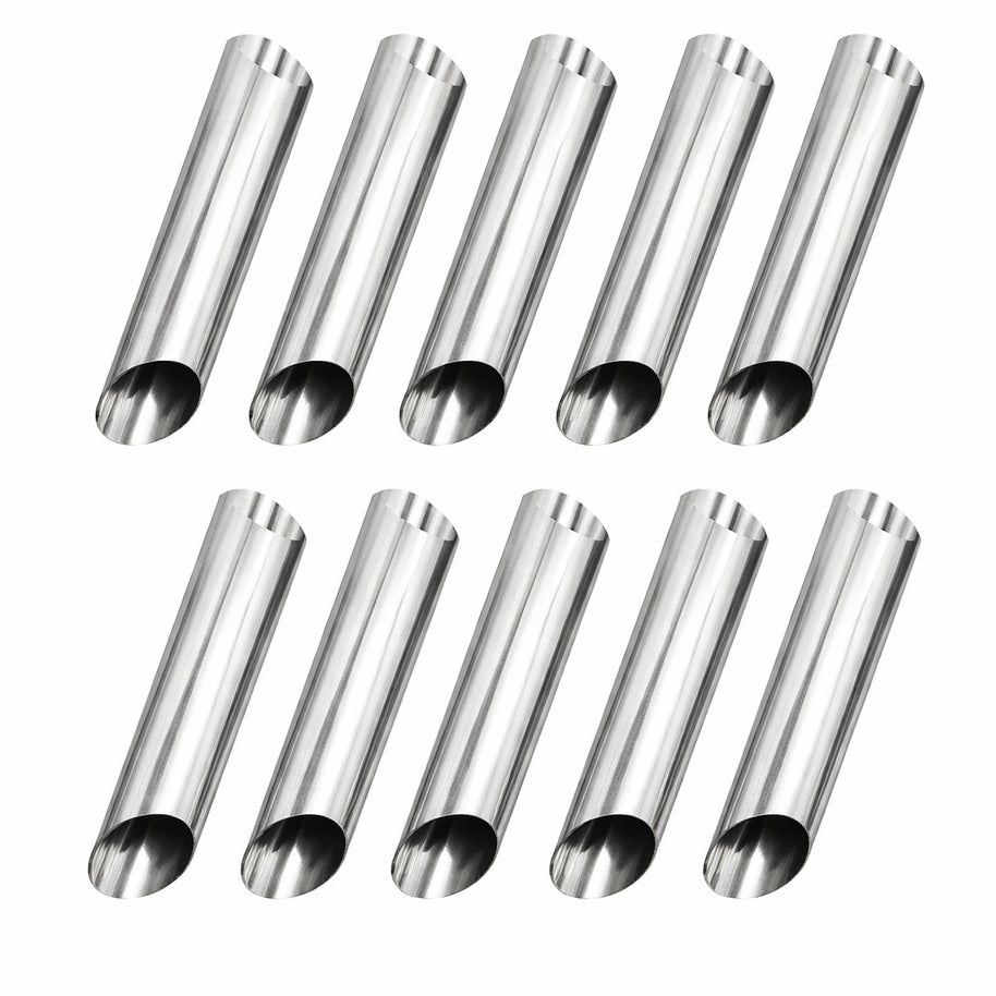 Cannoli Formen aus Edelstahl für perfekte Cannoli