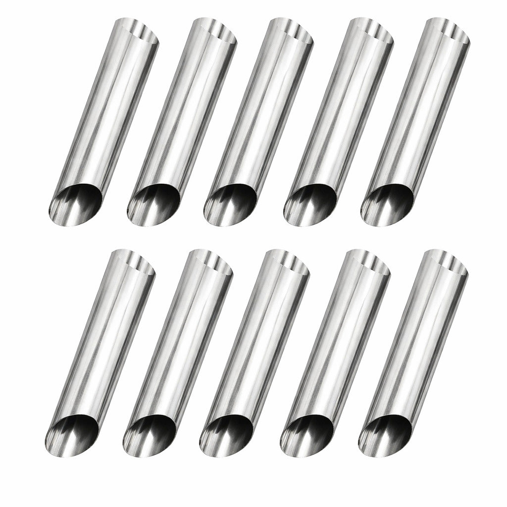 Cannoli Formen aus Edelstahl für perfekte Cannoli