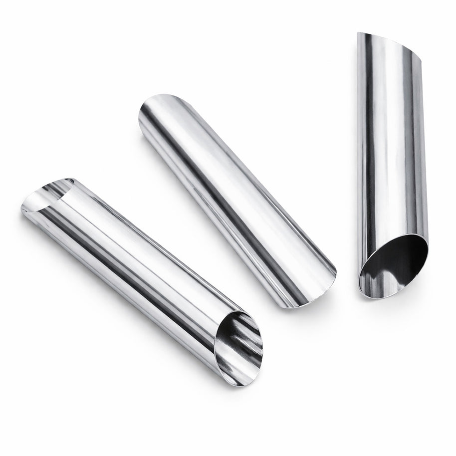 Cannoli Formen aus Edelstahl für perfekte Cannoli