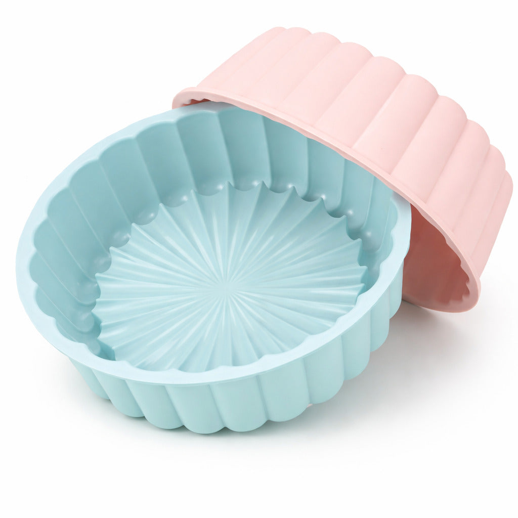 Charlotte Backform aus Silikon mit gewelltem Rand in verschiedenen Größen