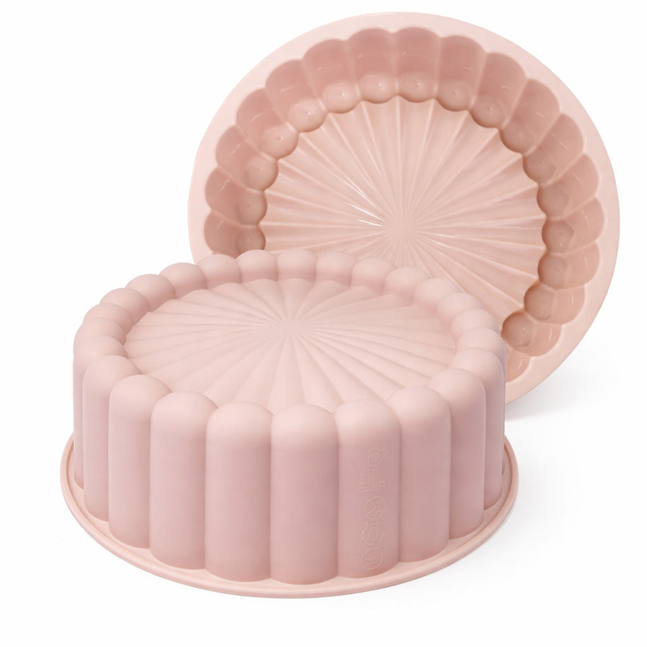 Charlotte Backform aus Silikon mit gewelltem Rand in verschiedenen Größen