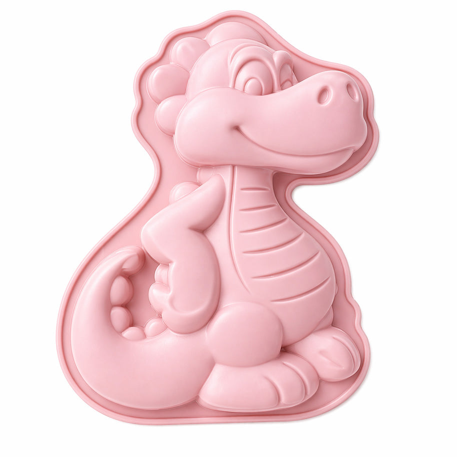 Dino Backform aus Silikon für Kindergeburtstag & Motto-Party