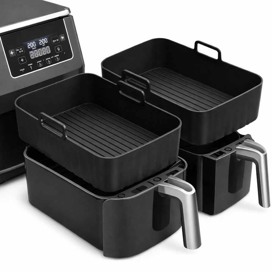 Silikoneinsätze für Airfryer & Heißluftfritteuse im 2er Set