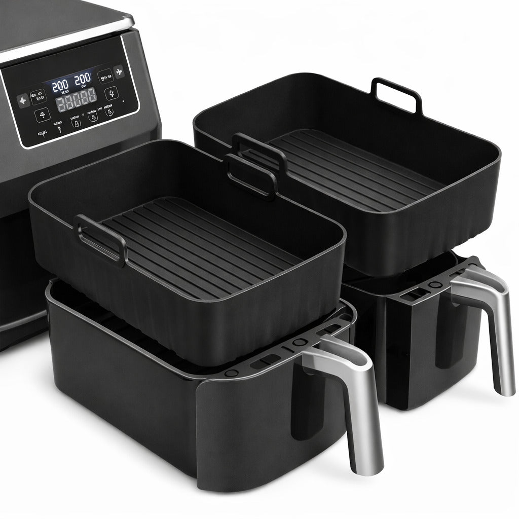 Silikoneinsätze für Airfryer & Heißluftfritteuse im 2er Set