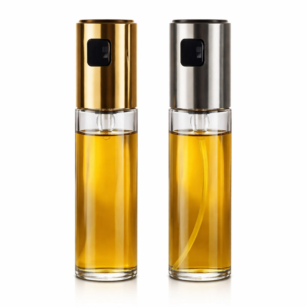 Essig- & Ölsprüher aus Glas für Airfryer & co.