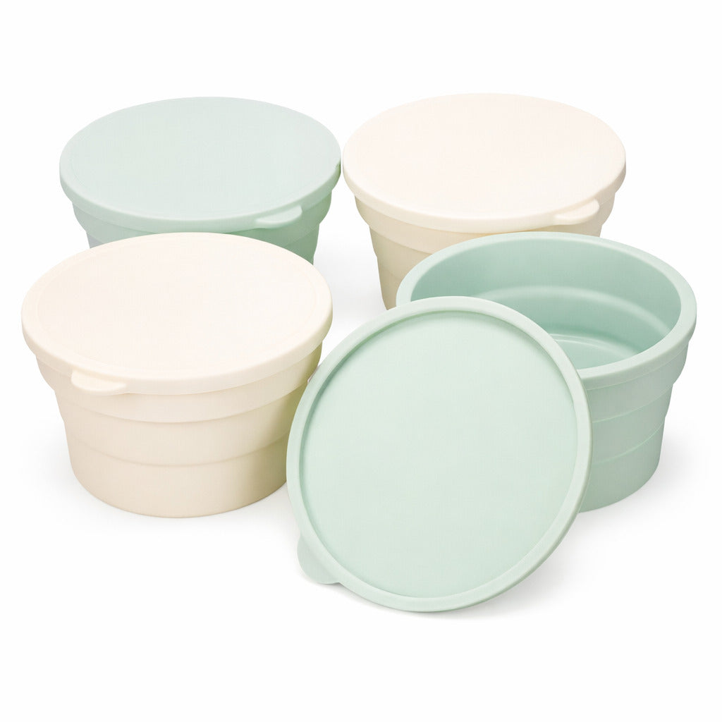 Pizzaballen- & Gärbox mit Deckel aus Silikon für perfekte Teigruhe