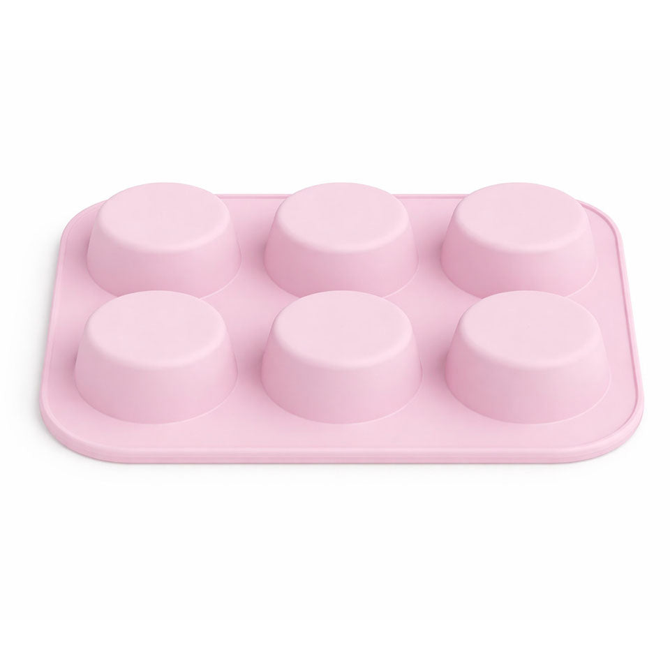 Muffinform aus Silikon für 6 große Muffins & Cupcakes