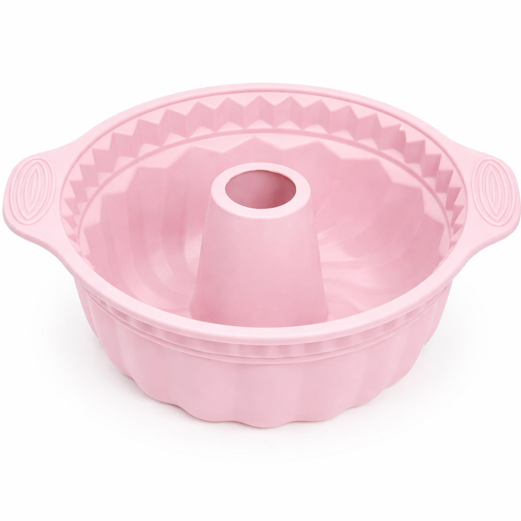 Silikon Gugelhupfform mit Griffen für sicheres Backen
