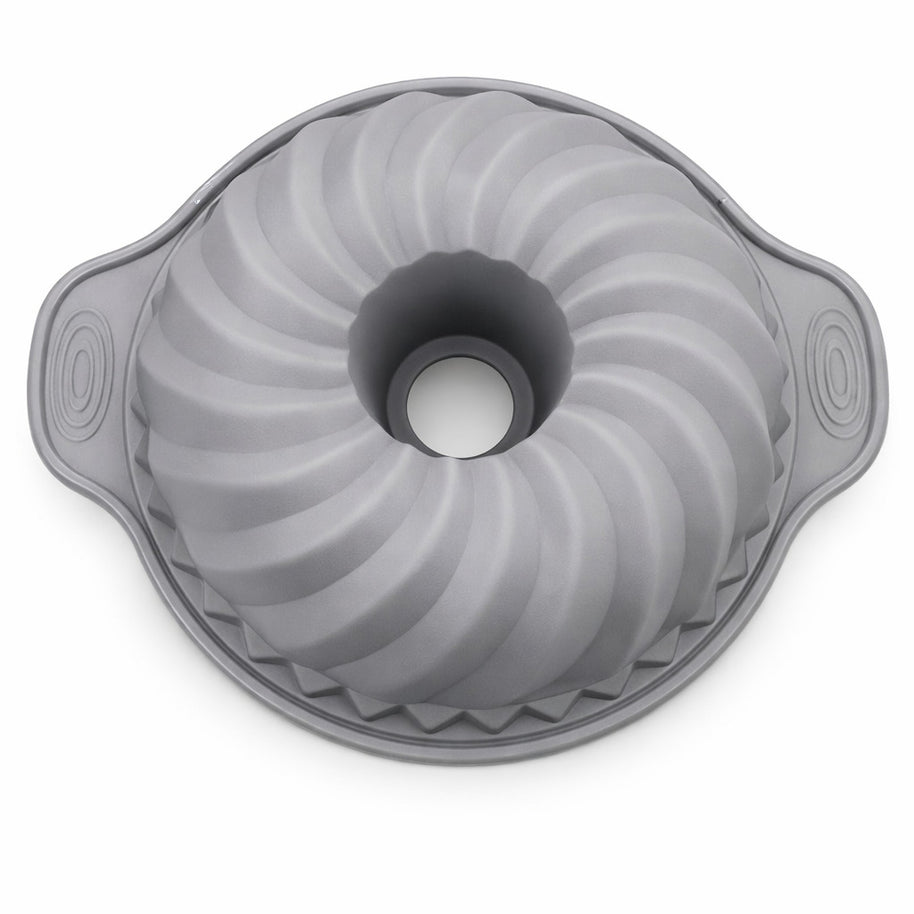 Silikon Gugelhupfform mit Griffen für sicheres Backen