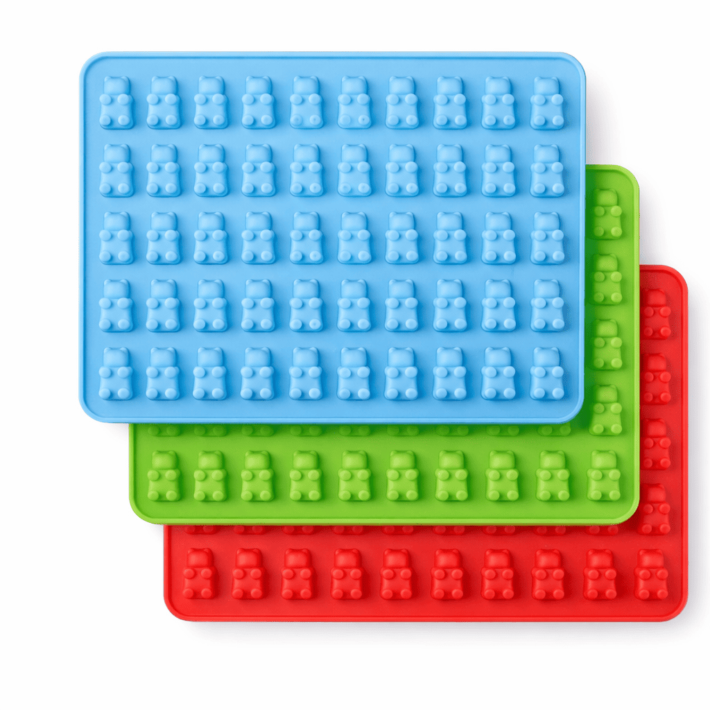 Gummibärchen Form im 3er Set für perfekte Fruchtgummis zuhause