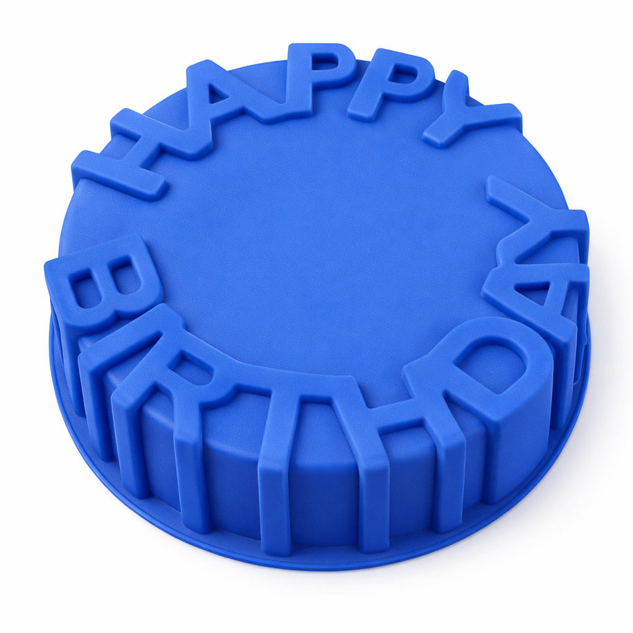 'Happy Birthday' Silikonform für besondere Geburtstage