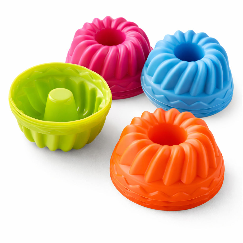 Mini Gugelhupfform aus Silikon im Set für süße Küchlein