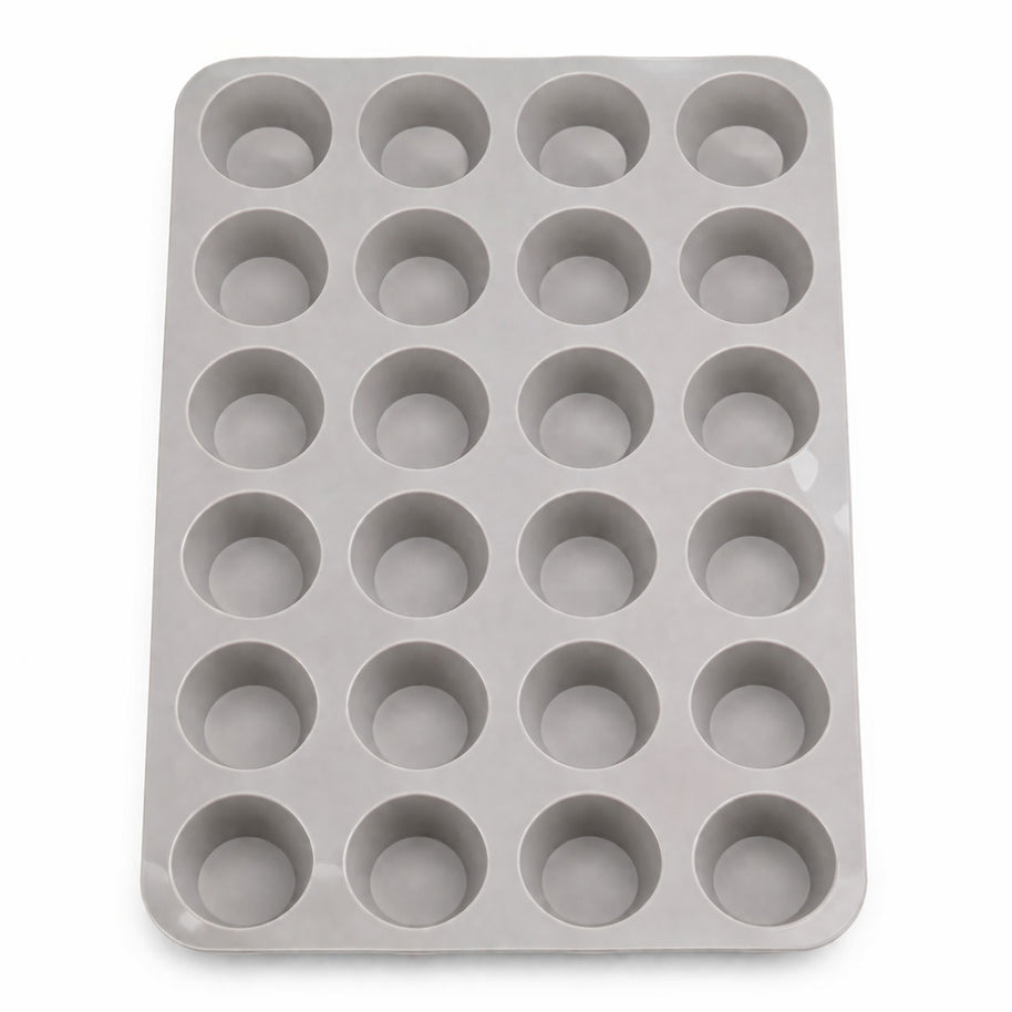Mini Muffinform aus Silikon für 24 gleichmäßige Mini-Muffins