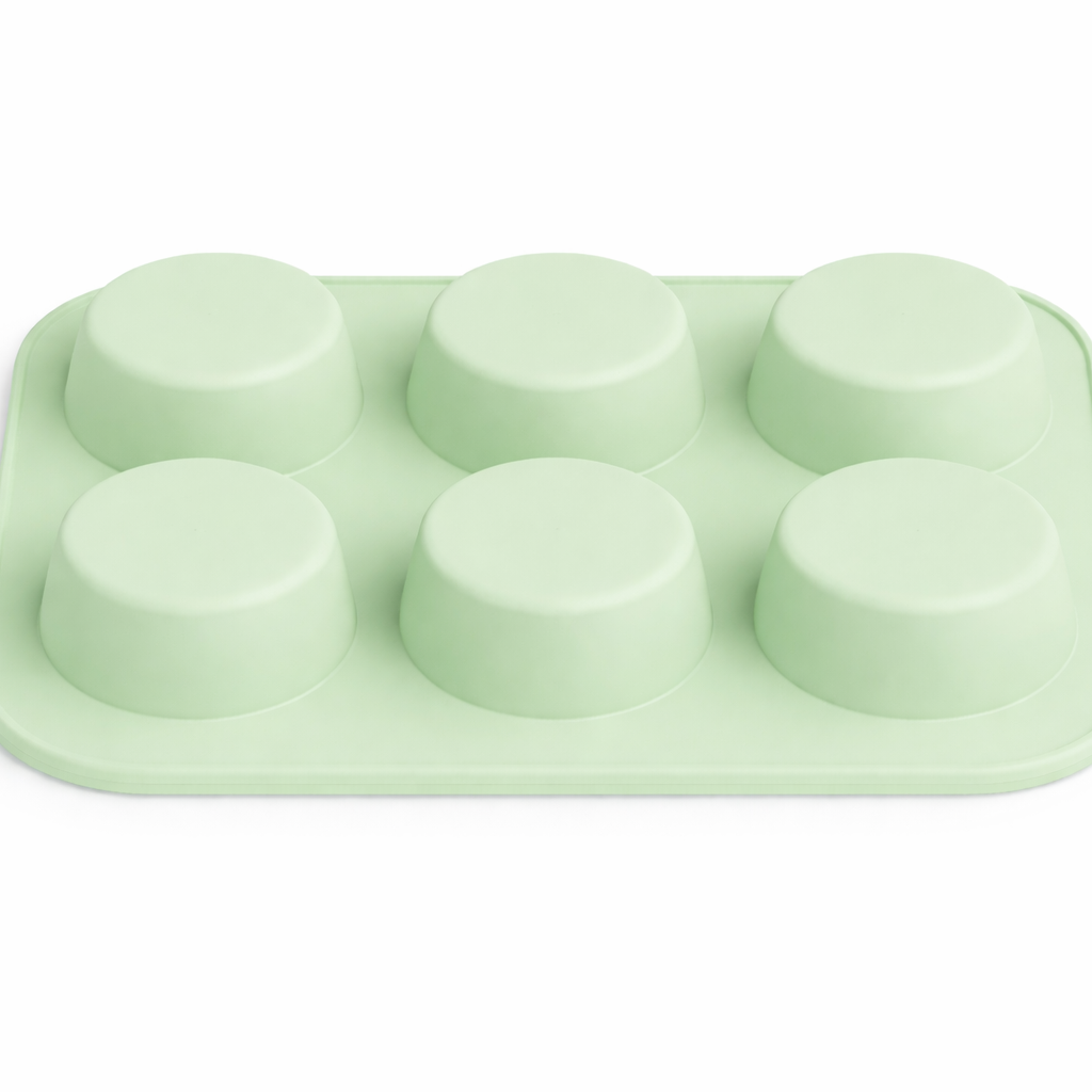 Muffinform aus Silikon für 6 große Muffins & Cupcakes