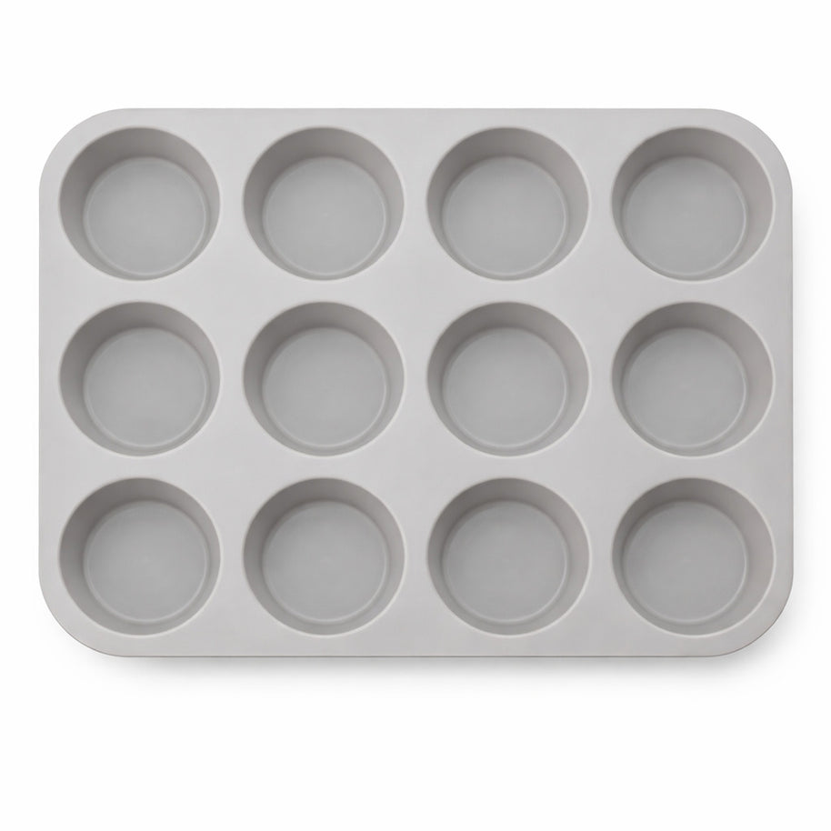 Muffinblech aus Silikon für 12 gleichmäßige Muffins