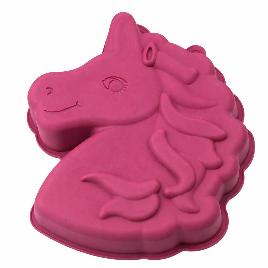 Pferd Backform aus Silikon für Motivkuchen & Pferdefans