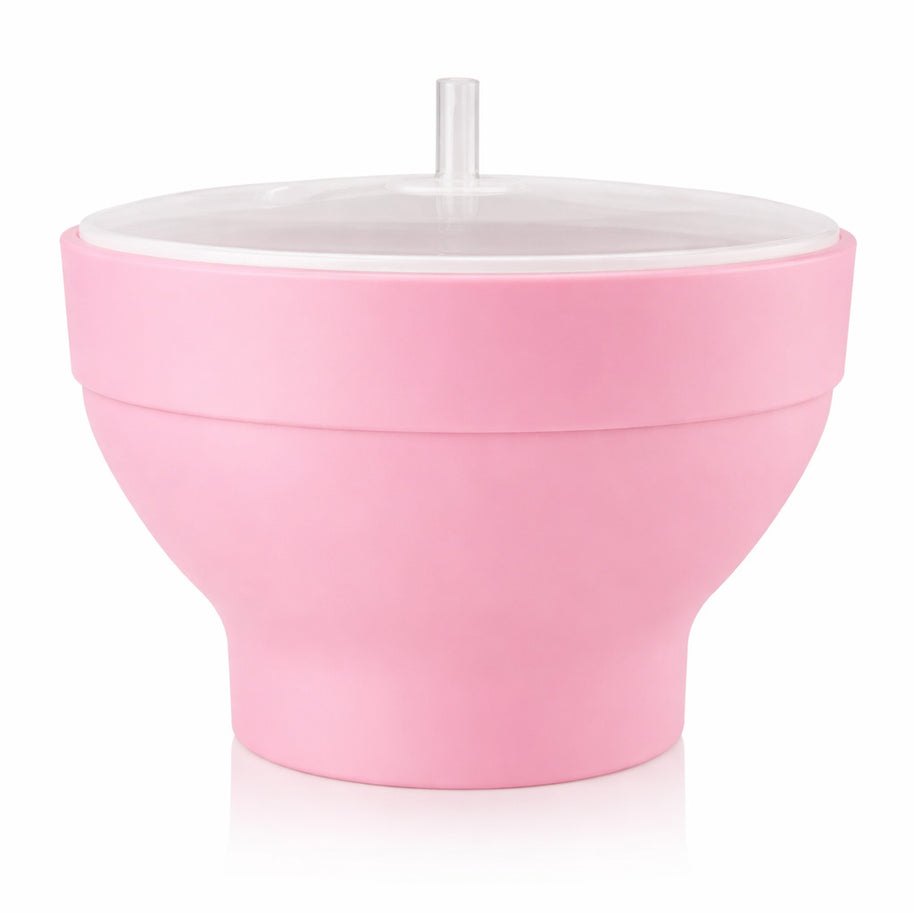 Faltbarer Popcorn-Behälter aus Silikon für die Mikrowelle