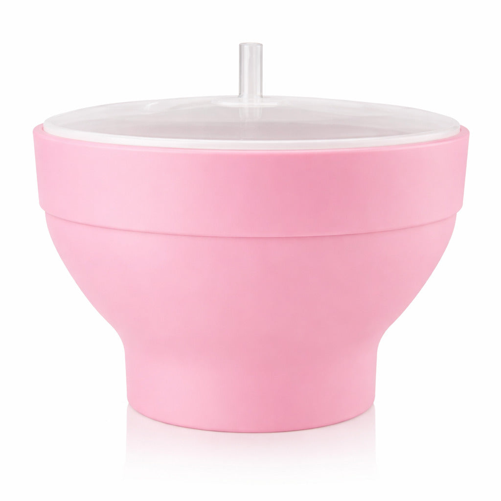 Faltbarer Popcorn-Behälter aus Silikon für die Mikrowelle