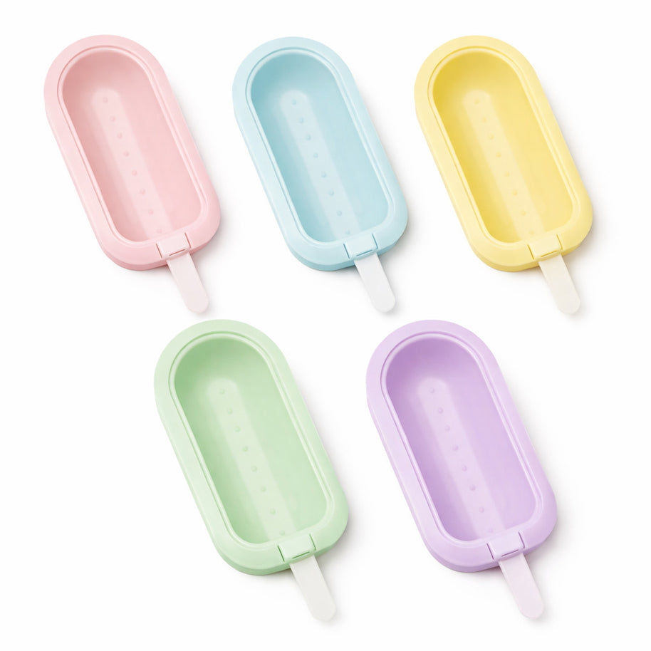 Popsicle Formen aus Silikon für Eis am Stiel im Set