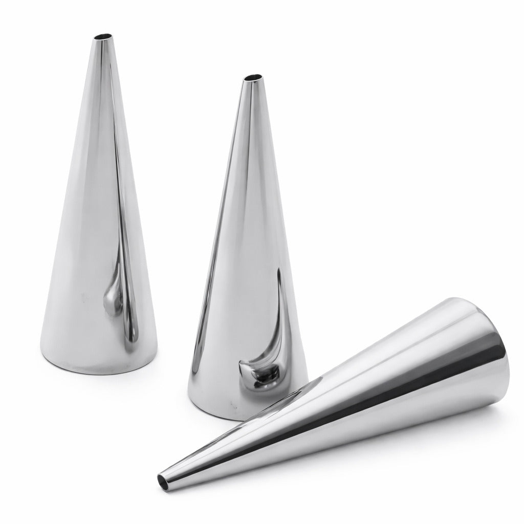 Schillerlockenform aus Edelstahl im Set für Blätterteiggebäck