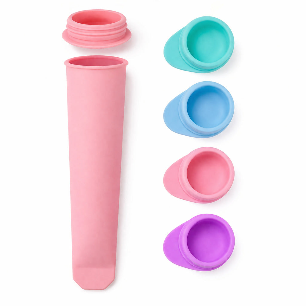 Eisformen aus Silikon im 6er Set für Push-Up Eis & DIY Snacks