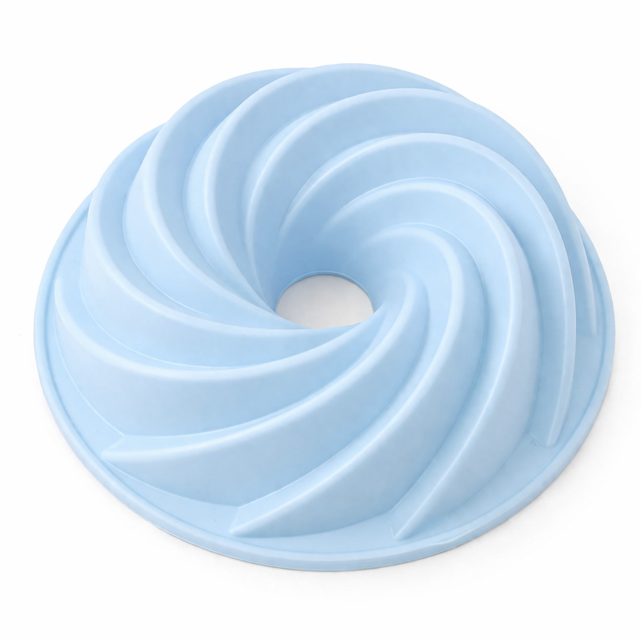 Spiral Gugelhupf Backform aus Silikon mit elegantem Twist