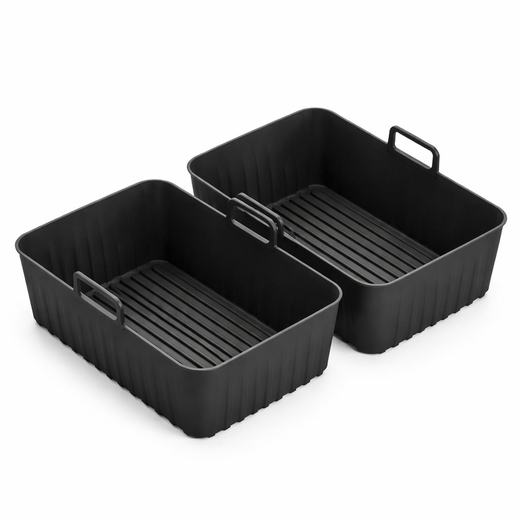 Silikoneinsätze für Airfryer & Heißluftfritteuse im 2er Set