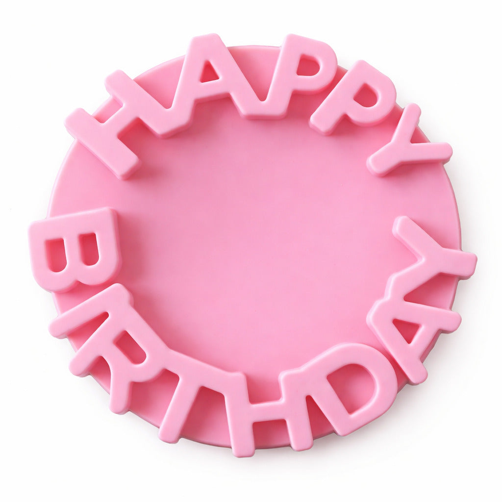 'Happy Birthday' Silikonform für besondere Geburtstage