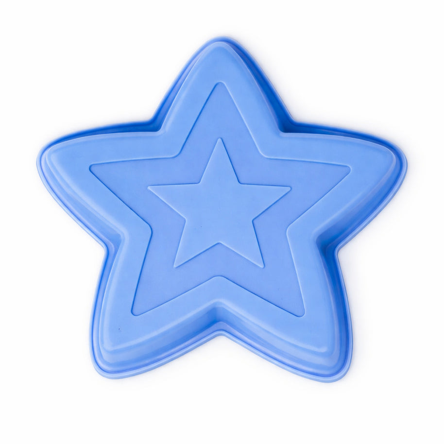 Stern Backform aus Silikon für festliche Sternkuchen