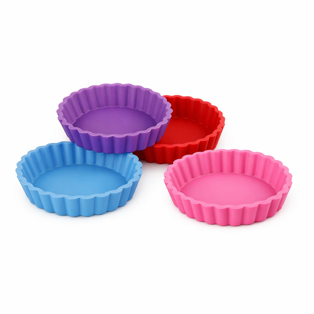 Mini Tartelette Förmchen aus Silikon im Set für süße Tartes