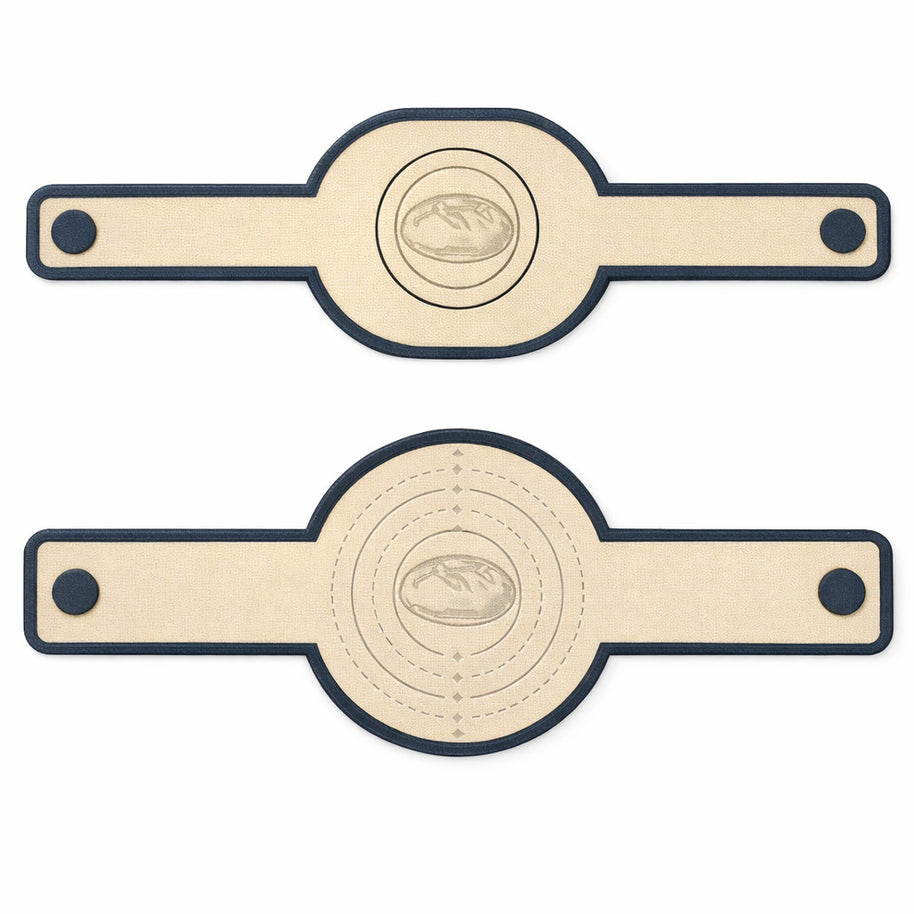 2er Set Dutch Oven Unterlage aus Silikon für sicheres Herausziehen von Brot